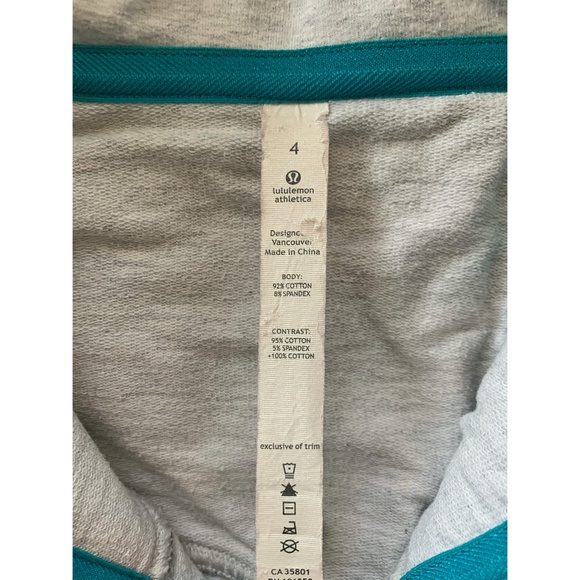 Lululemon Grey Cable Knit Scuba Hoodie - Picture 7 of 7